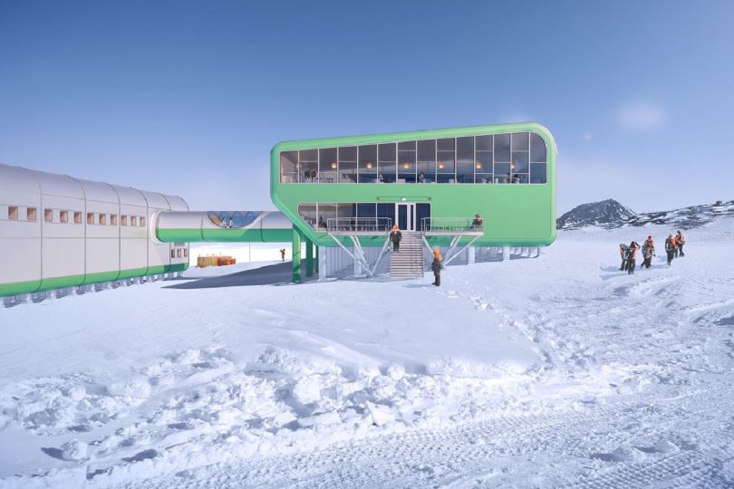 Η πιο ωραία αρχιτεκτονική αναπτύσσεται στην Ανταρκτική