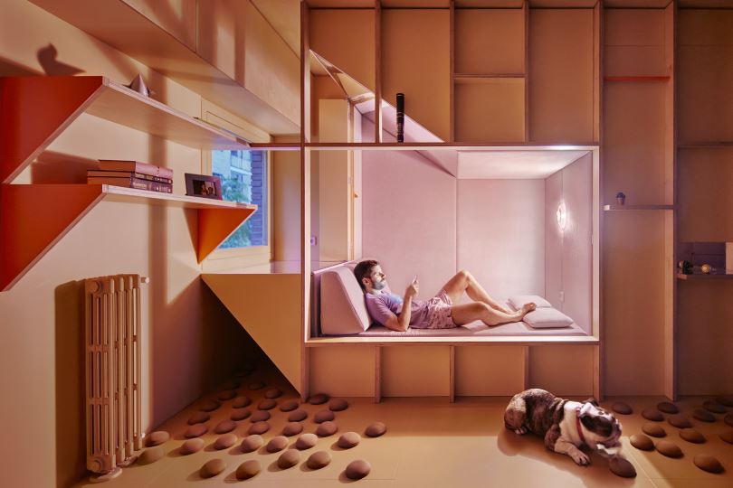 Ένα διαμέρισμα 46 τ.μ. στη Μαδρίτη που έχει το δικό του μικροκλίμα